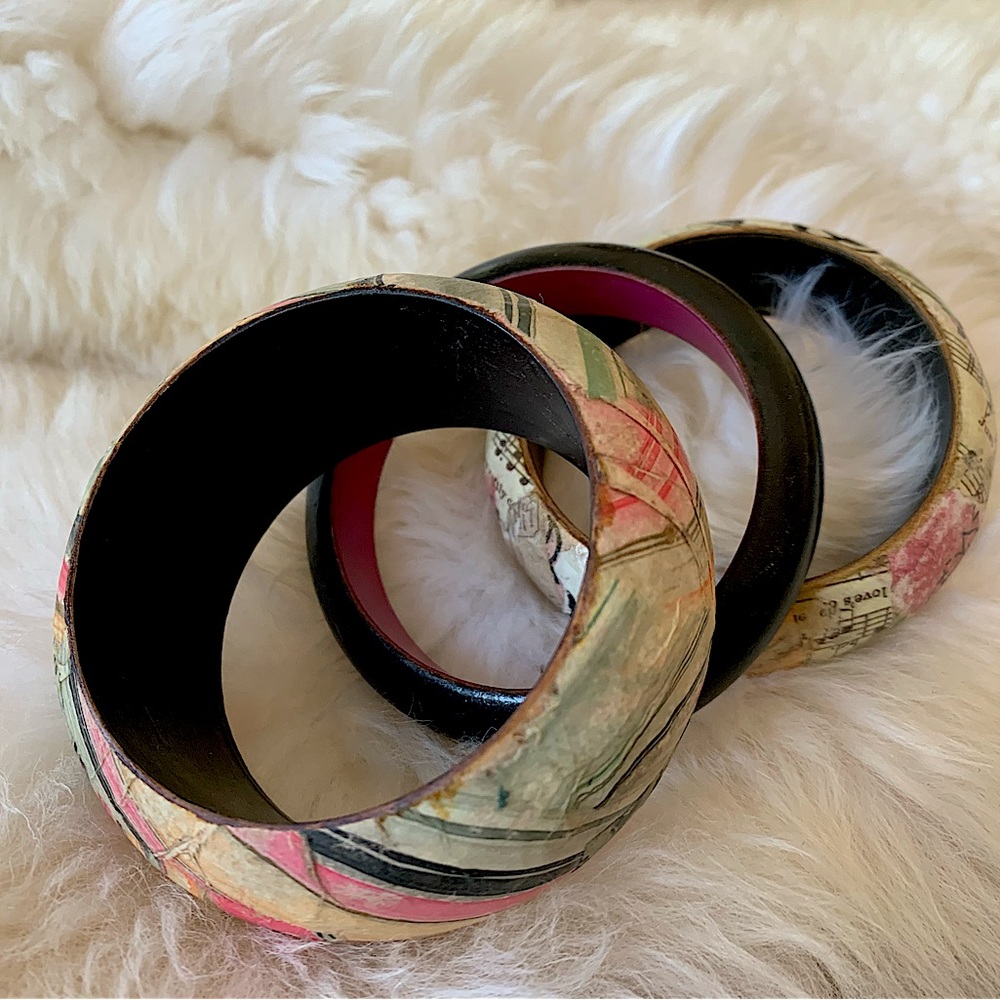 Handmade Bangle Set… “Pinkie”